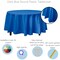 Exquisite Disposable Round Plastic Tablecloths – 6 Pack 84" Disposable Table Cloths – Indoor/Outdoor Party Tablecloth – Round Plastic Table Cover for Events & Party Supplies